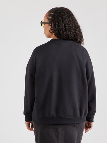 Vero Moda Curve Sweatshirt 'VMCLOTTE TRINA' in Black