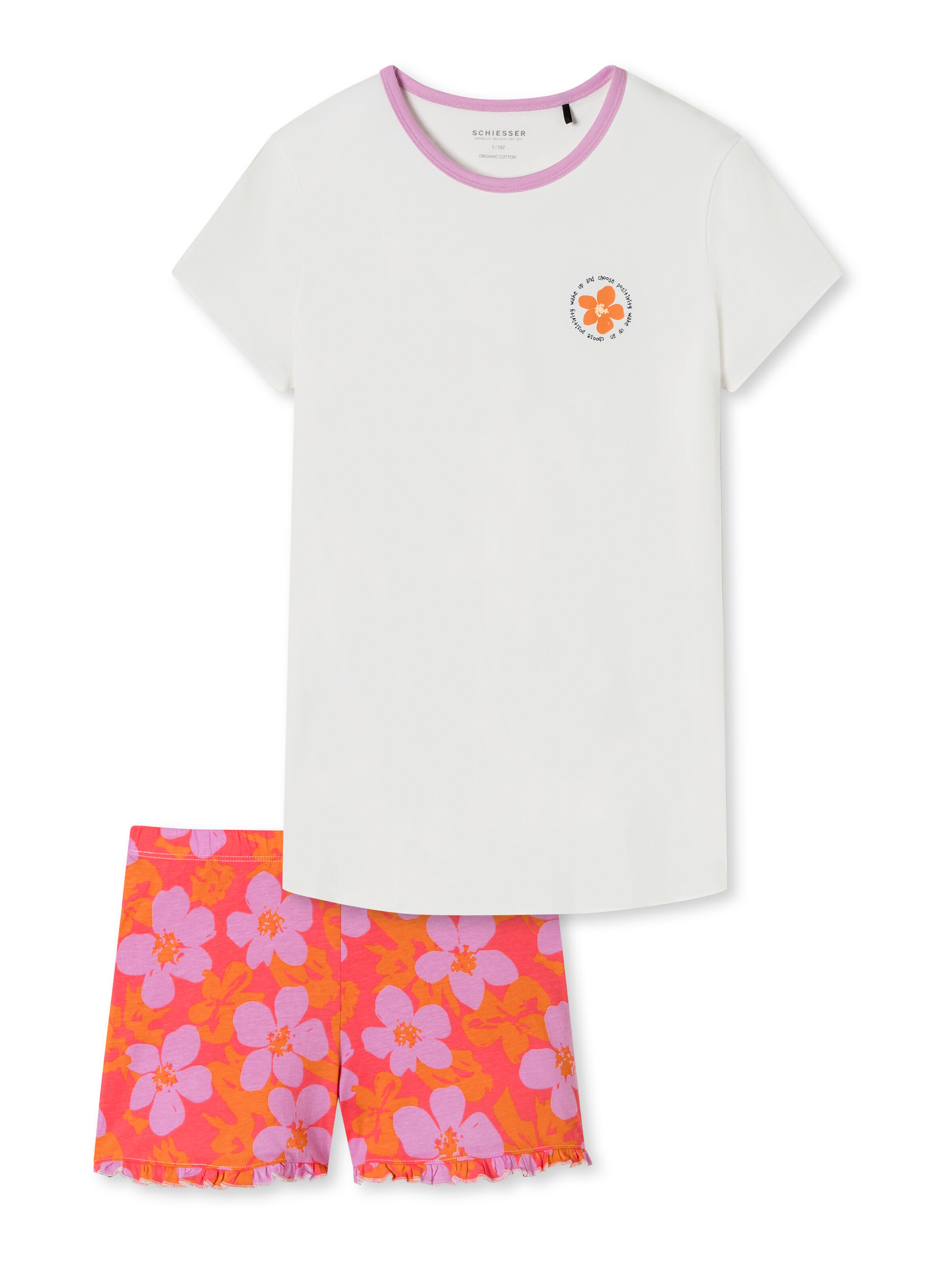 Pyjama SCHIESSER en orange : devant