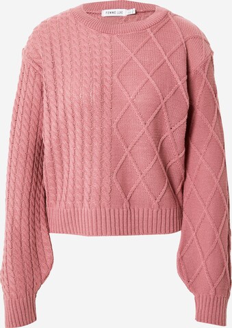 Femme Luxe Пуловер 'RAYNA' в розово: отпред