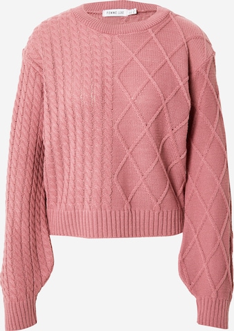 Femme Luxe Sweater 'RAYNA' in Pink: front