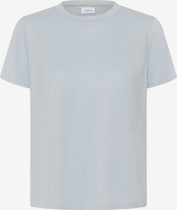 SAINT TROPEZ - Camisa 'SZHaga' em azul: frente