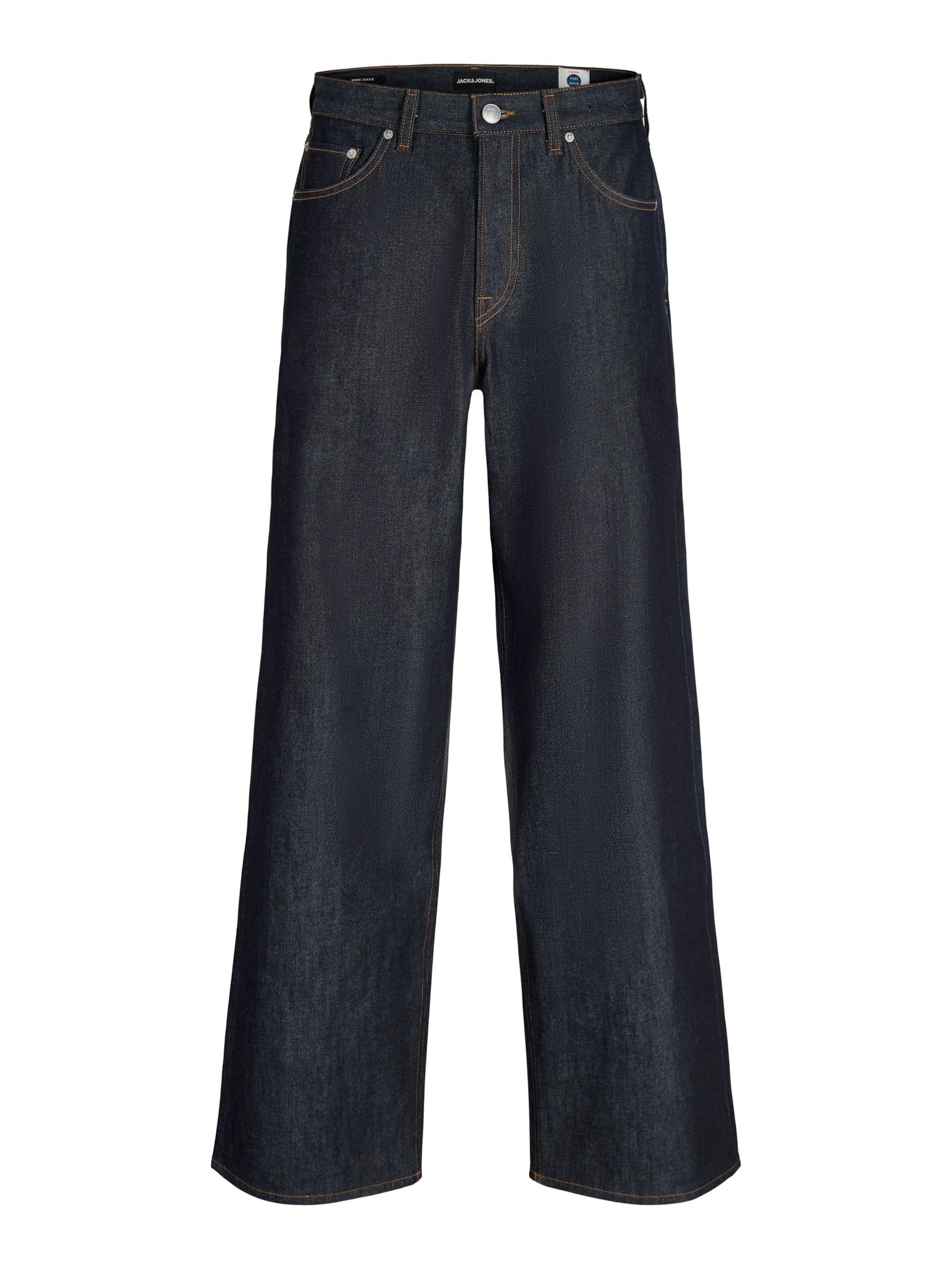 JACK & JONES - Pierna ancha Vaquero 'JJIDave JJClassic' en negro: frente