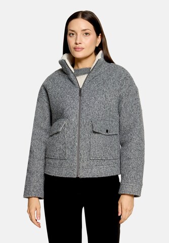 Veste mi-saison Betty & Co en gris : devant