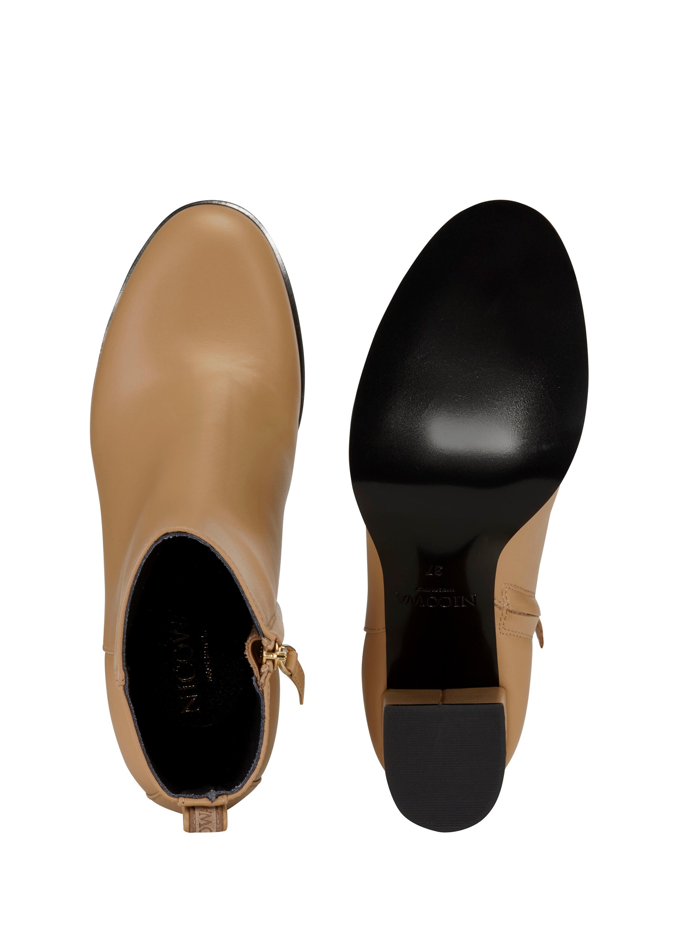 Nicowa Ankle Boots 'Pamilo' in Beige