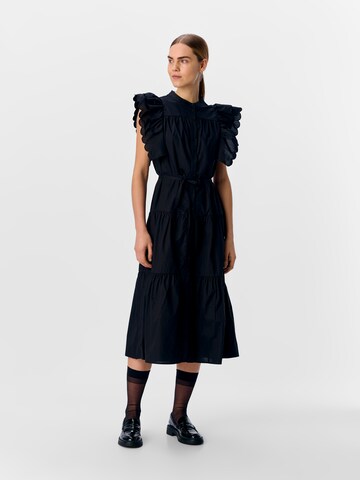 OBJECT Shirt dress 'OBJHOPE' in Black: front