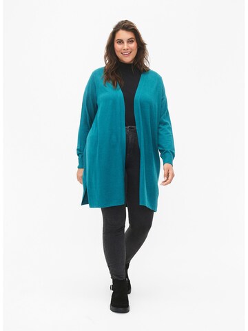 Zizzi Strickjacke in Blau