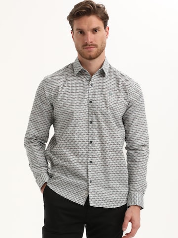 Gabbiano Shirt 'modern' in Blue