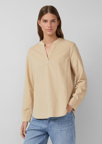 Chemisier s.Oliver en beige : devant