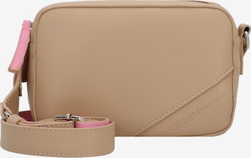 TOM TAILOR DENIM Crossbody Bag 'Periya' in Beige: front