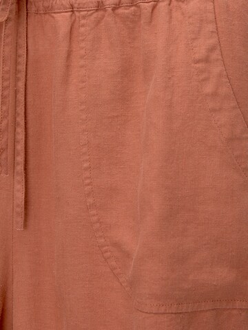 Pull&Bear Loosefit Kalhoty – hnědá