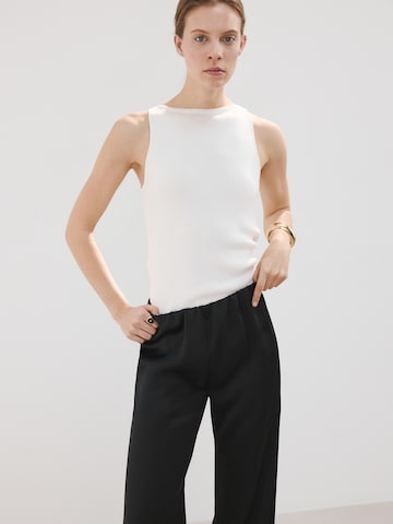 MANGO Wide leg Pants 'LENA' in Black