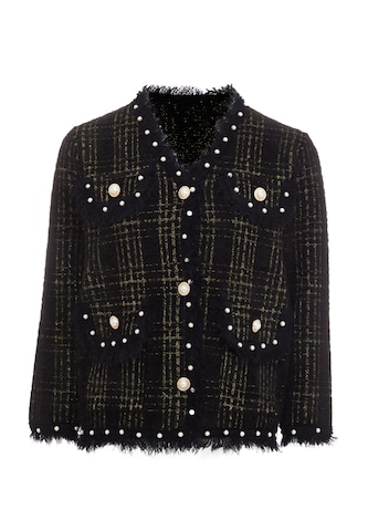 Cardigan CARNEA en noir : devant