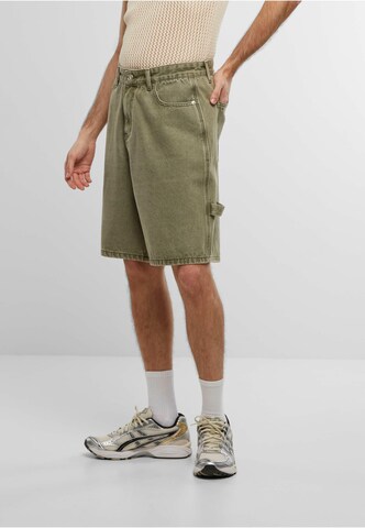 Another Cotton Lab Regular Trousers 'Carpenter' in Green