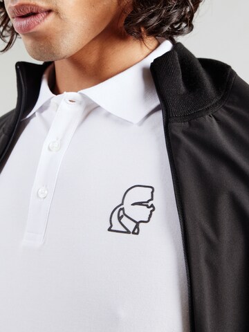Karl Lagerfeld Poloshirt in Weiß