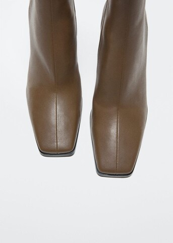 MANGO Ankle Boots 'Yves' in Brown