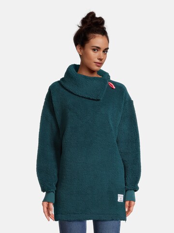 salzhaut Pullover 'Neielk' in Grün: Vorderseite