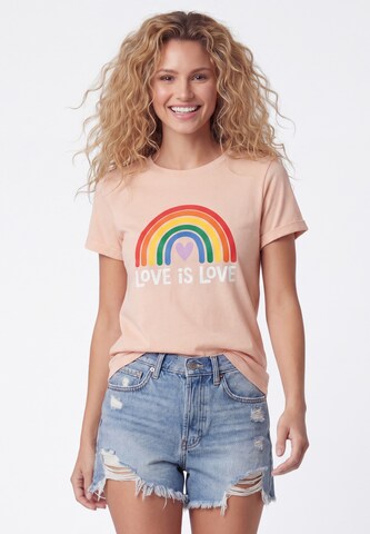 IZIA - Camisa em laranja: frente