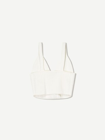 Bershka Stick felső - fehér