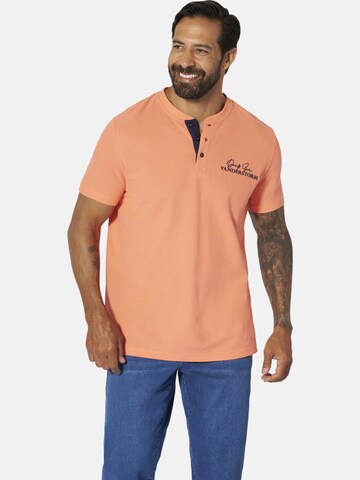 Jan Vanderstorm Shirt 'Gortan' in Orange: front