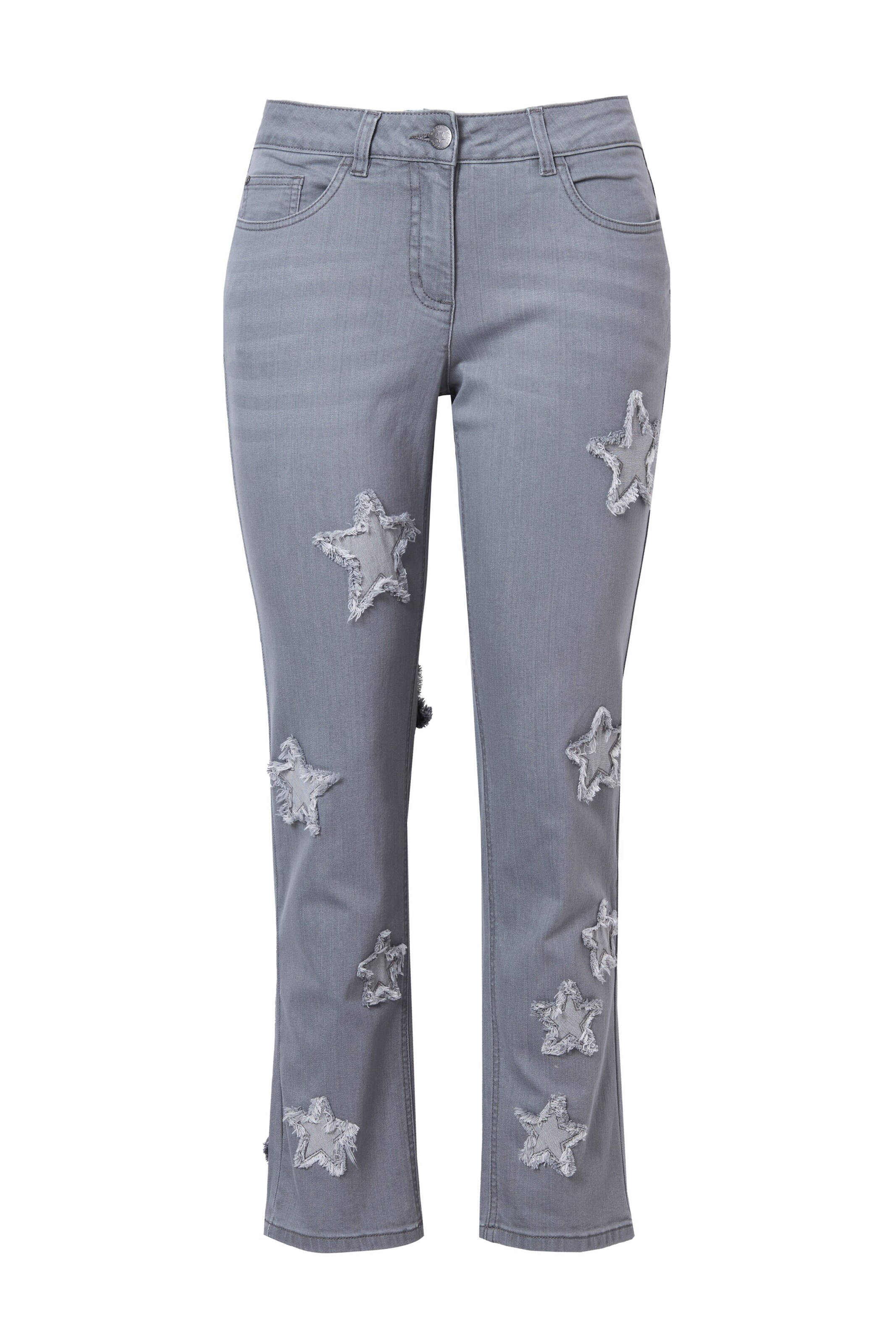 Angel of Style Regular Jeans in Grijs: voorkant