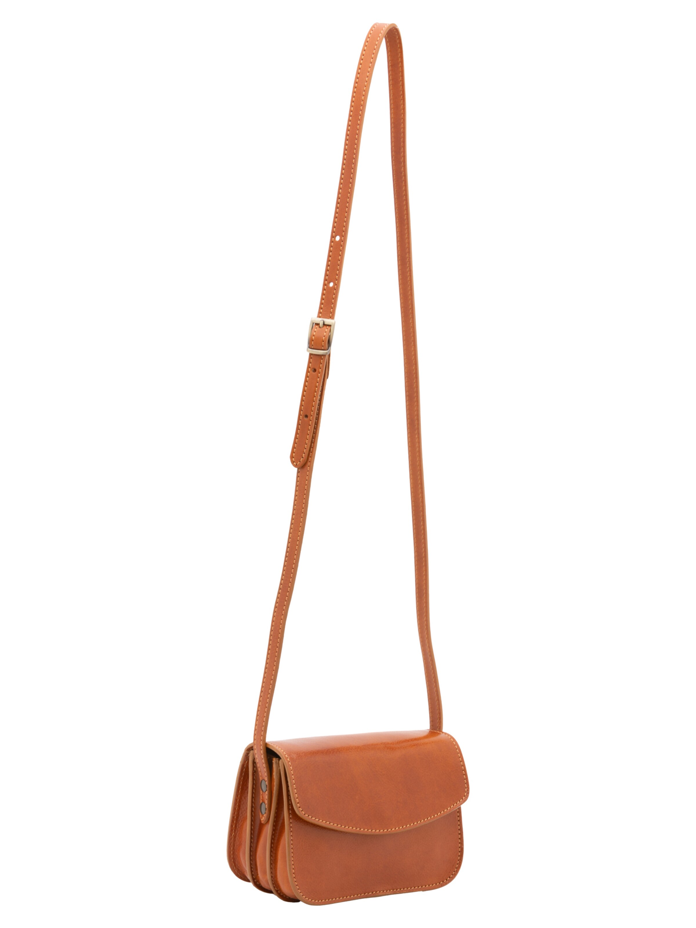 Viola Castellani Crossbody Bag in Brown: front