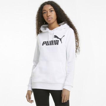 PUMA Athletic Sweatshirt in White: front