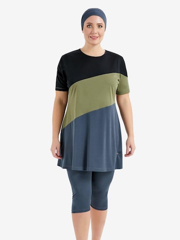 C&City Badeanzugkleid in Blau: Vorderseite