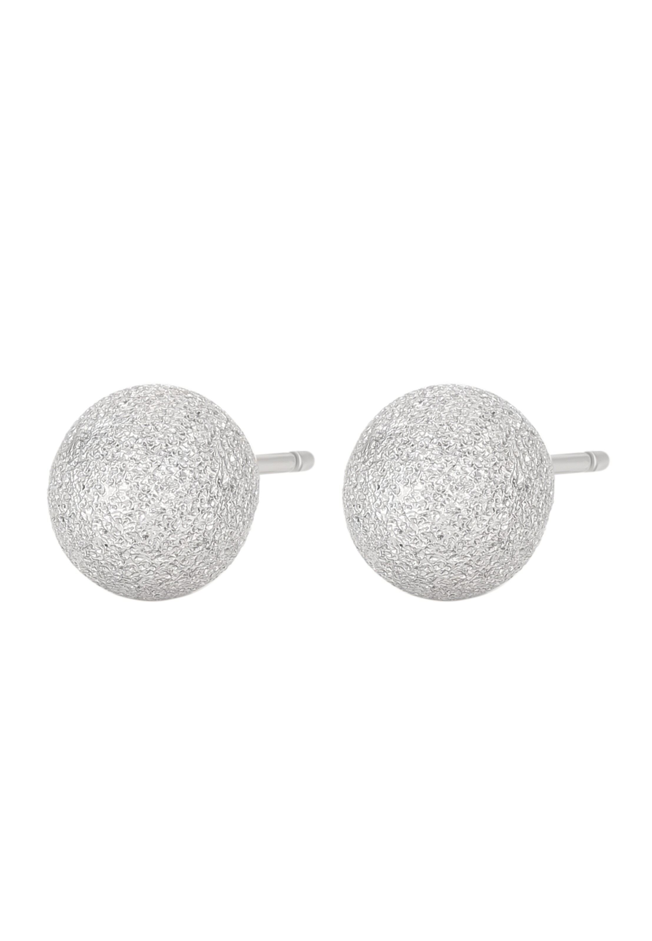 Boucles d'oreilles faina en argent : devant