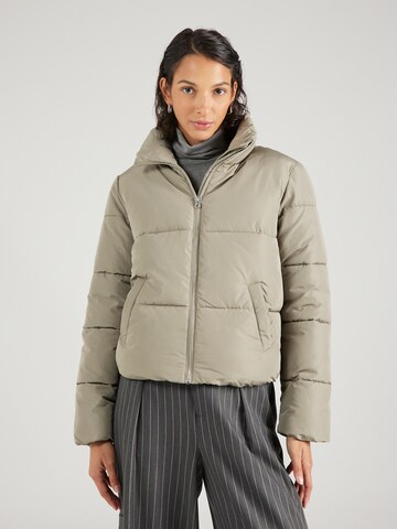 JDY Winter Jacket 'NEW ERICA' in Green: front
