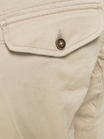 JACK & JONES Tapered Cargo Pants in Beige