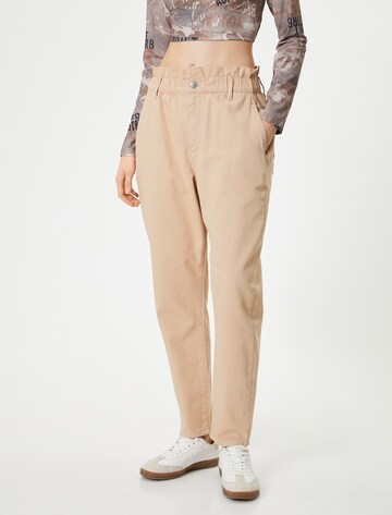 Koton Loosefit Broek 'Baggy' in Bruin: voorkant