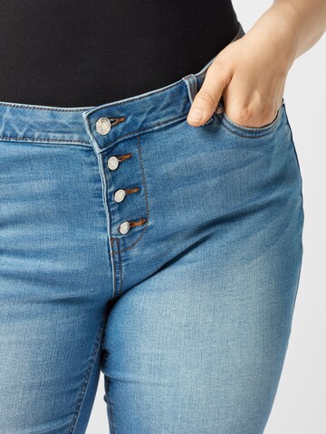 Vero Moda Curve Skinny Jeans 'Seven' i blå