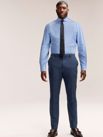 Next Přiléhavý střih Košile – modrá