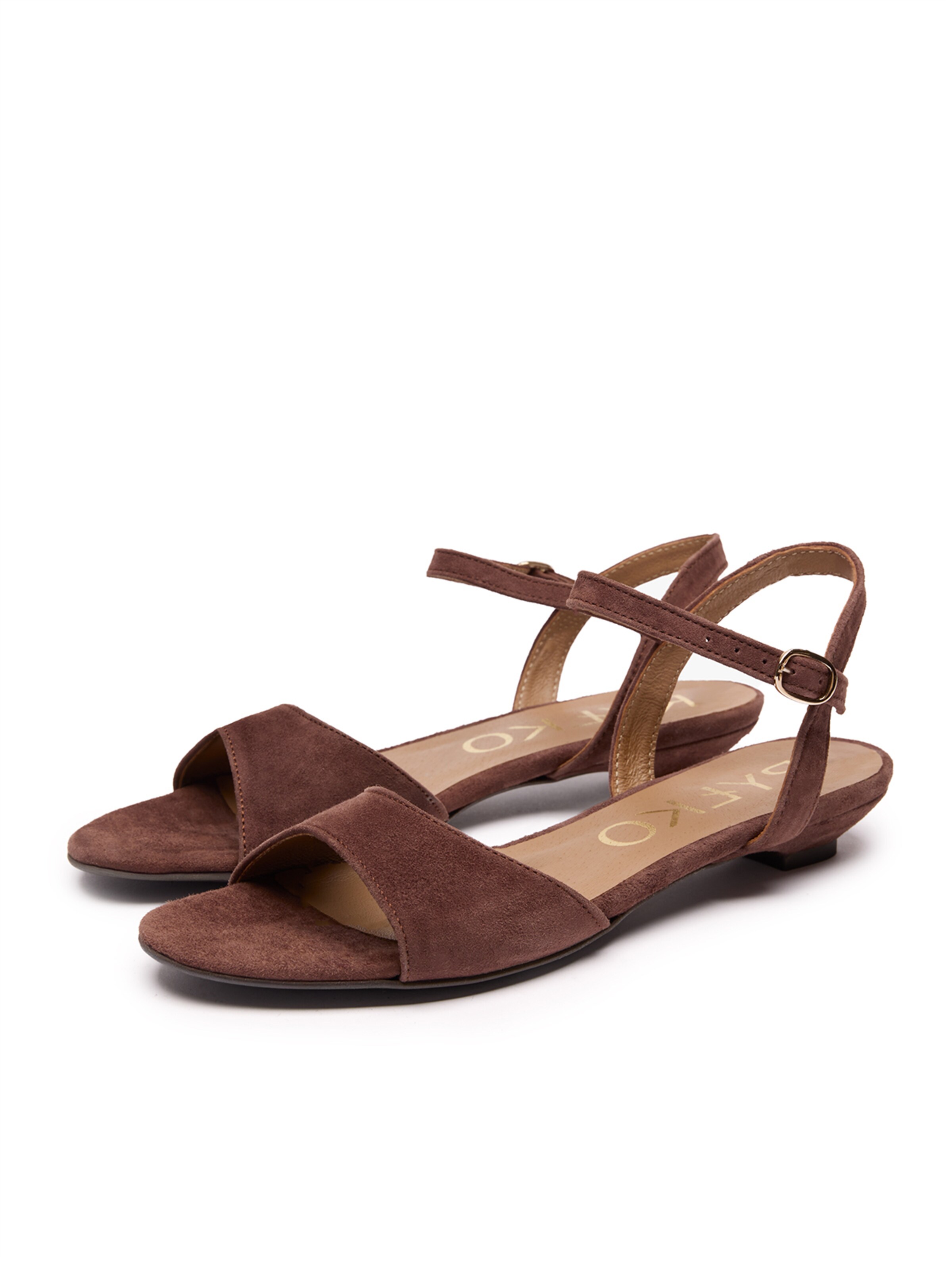 Sandale cu baretă de la RYŁKO pe maro