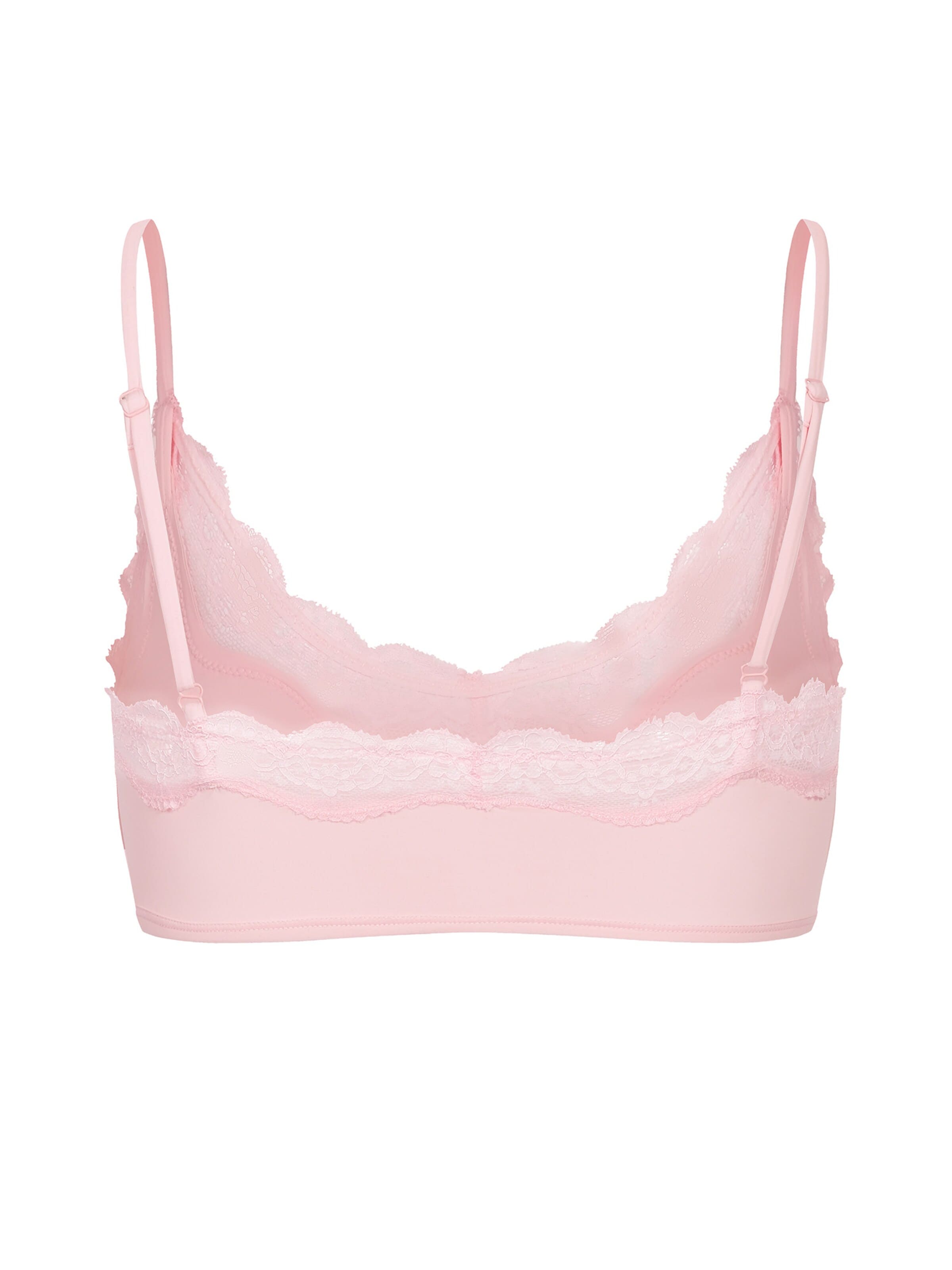 cfab Bygelfri Behå 'Lace Bralette' i rosa