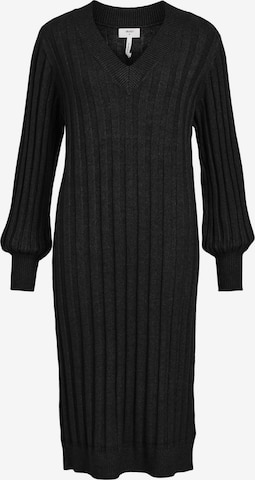 OBJECT فستان مُحاك 'Alice' بلون أسود: الأمام