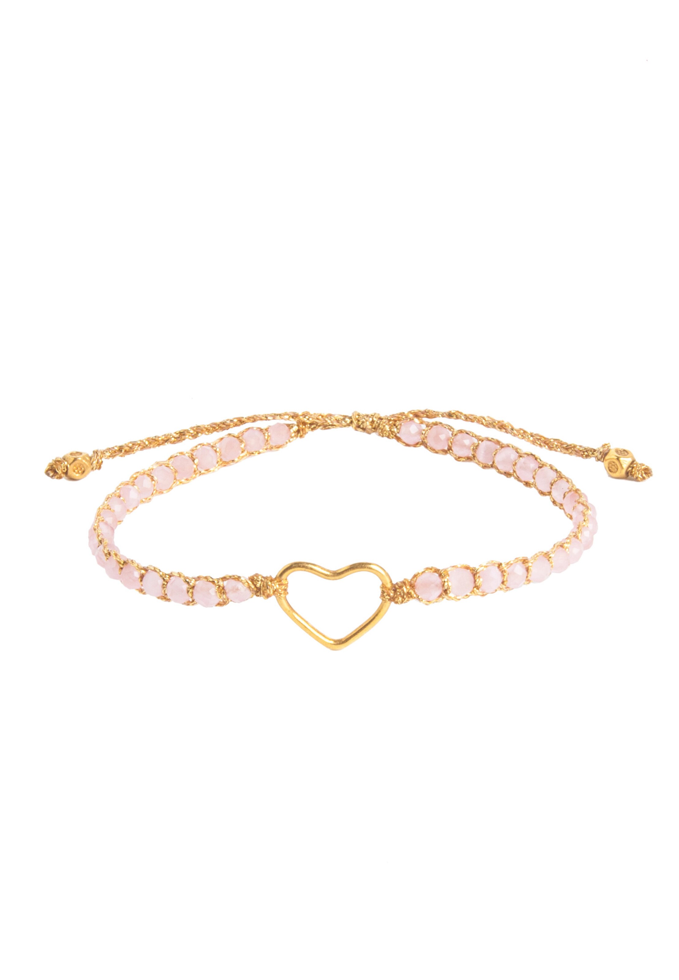 Bracelet Samapura Jewelry en rose : devant