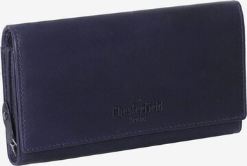 The Chesterfield Brand Wallet in Blue: front