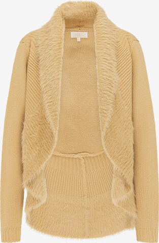 usha FESTIVAL Knit Cardigan in Beige: front