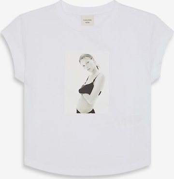 T-shirt 'CLASSIC KATE' Calvin Klein en blanc : devant