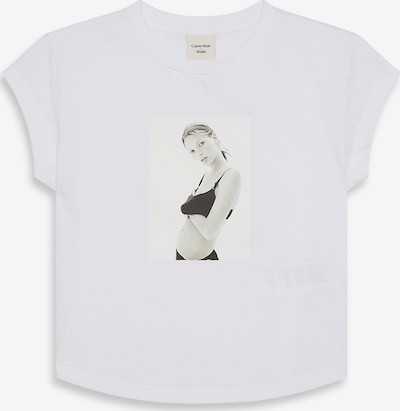 Marškinėliai 'CLASSIC KATE' iš Calvin Klein, spalva – šviesiai pilka / juoda / balta, Prekių apžvalga
