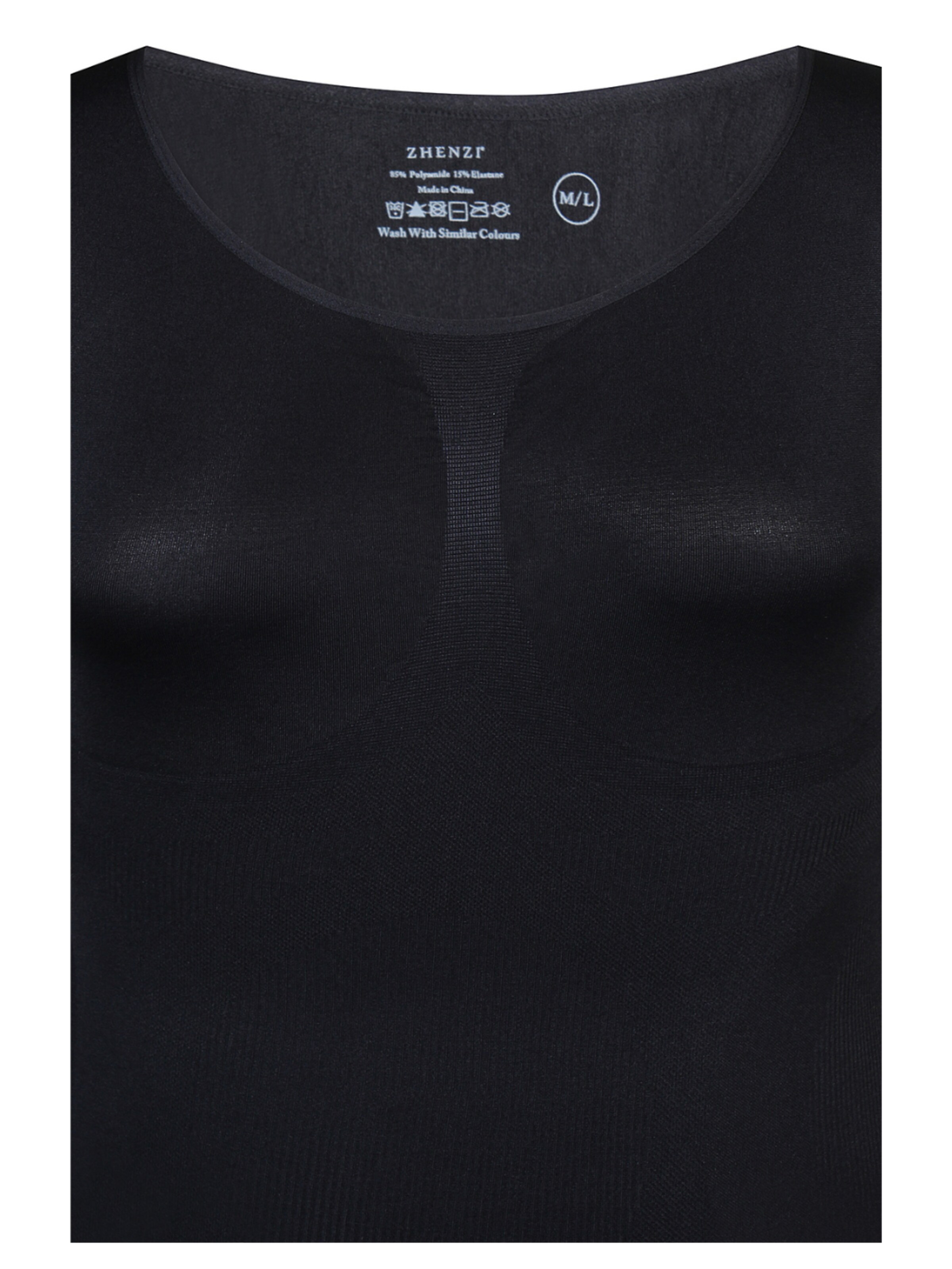 Zhenzi Shapingtop 'Shape 02' in Zwart