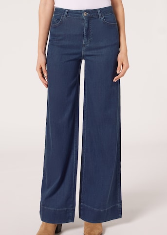 CALZEDONIA Wide leg Jeans in Blue: front