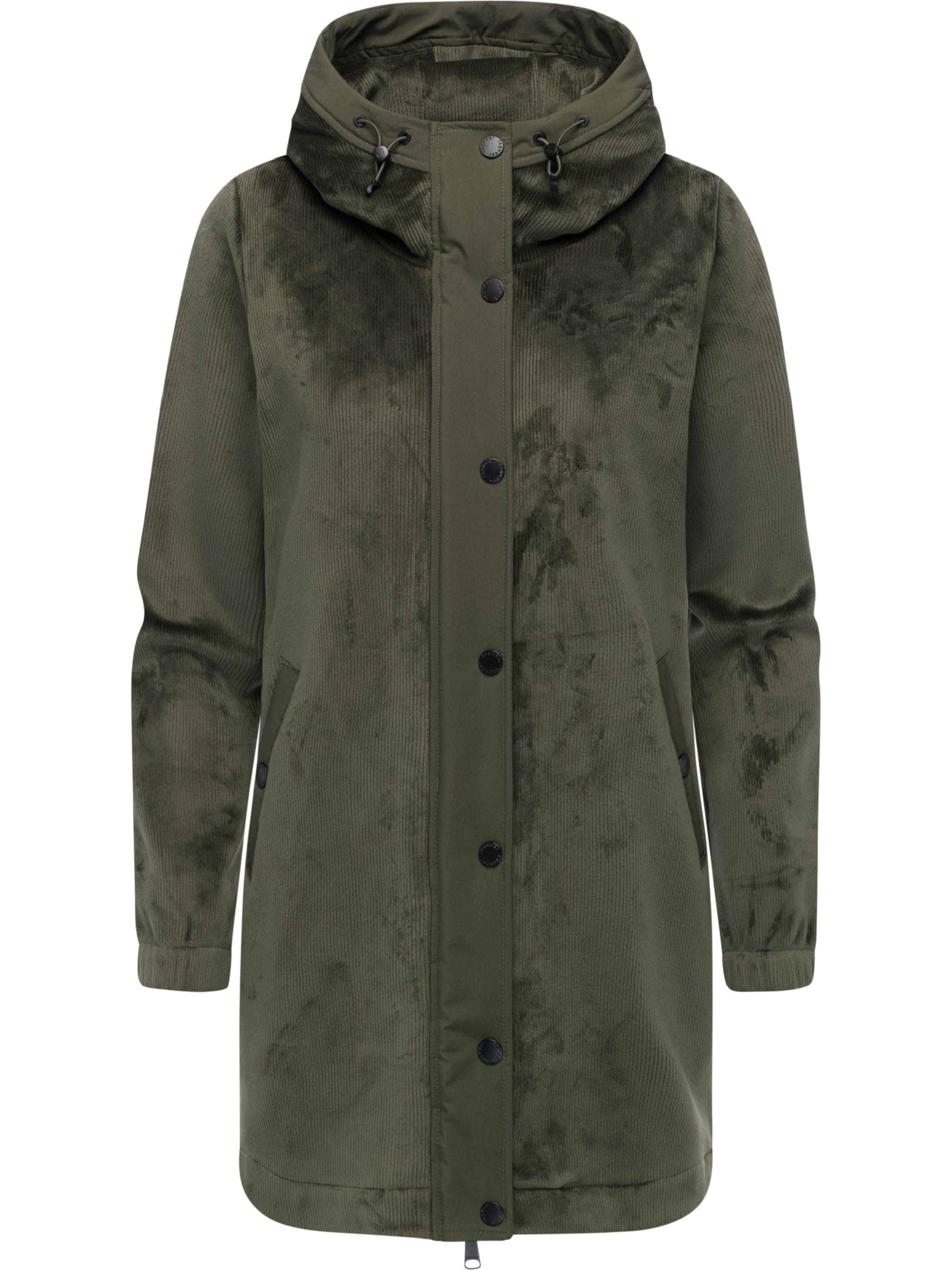 Ragwear Φθινοπωρινό και ανοιξιάτικο μπουφάν 'Cousy Bonded' σε πράσινο: μπροστά