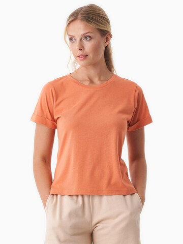 Organication T-Shirt in Orange: Vorderseite