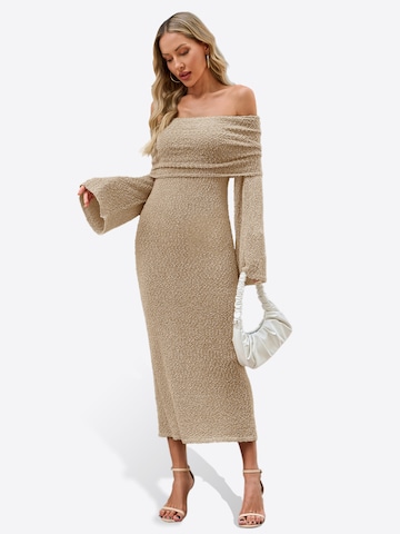 Imily Bela Strikkjole i grøn