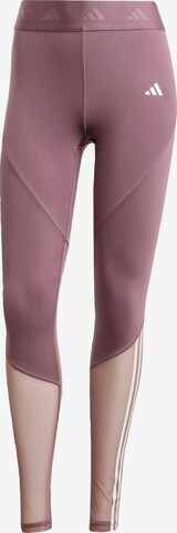 Skinny Pantalon de sport 'Hyperglam' ADIDAS PERFORMANCE en violet : devant