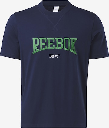 Reebok - Camisa em azul: frente