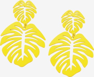 dzeltens SOHI Auskari: no priekšpuses