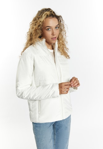 MYMO Демисезонная куртка в Белый: спереди